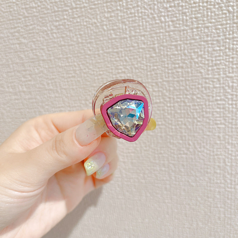 Super Flash Triangular Rhinestone Hair Clip for Girls