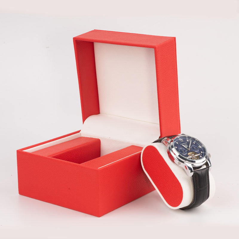 Flip Leather Single Watch Box