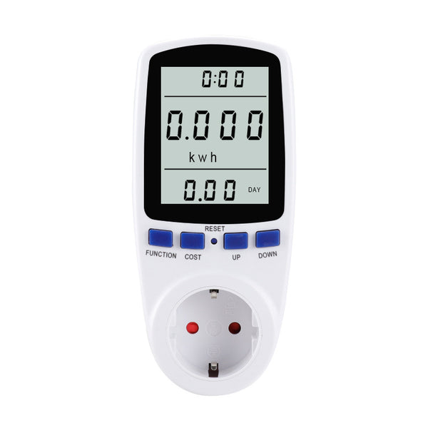 220V AC EU Digital LCD Power Meter Wattmeter Socket Wattage Kwh Energy Meter FR US UK AU BR Measuring Outlet Power Analyzer