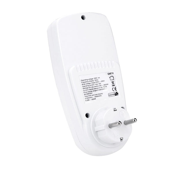 220V AC EU Digital LCD Power Meter Wattmeter Socket Wattage Kwh Energy Meter FR US UK AU BR Measuring Outlet Power Analyzer