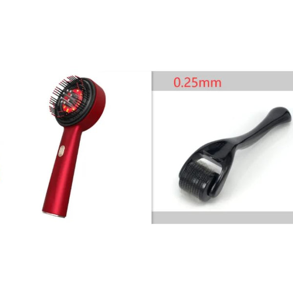 Electric Massage Comb Home Scalp Drain Comb Red Light Anti-slip Hair Care Multi-functional Massage Comb