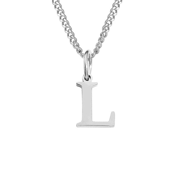 14K Stainless Steel Necklace with 26 Letters