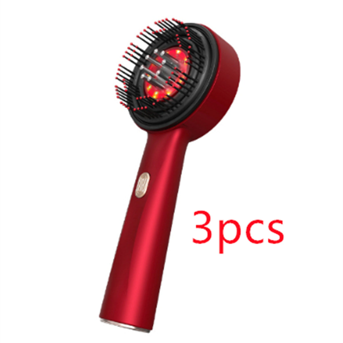 Electric Massage Comb Home Scalp Drain Comb Red Light Anti-slip Hair Care Multi-functional Massage Comb
