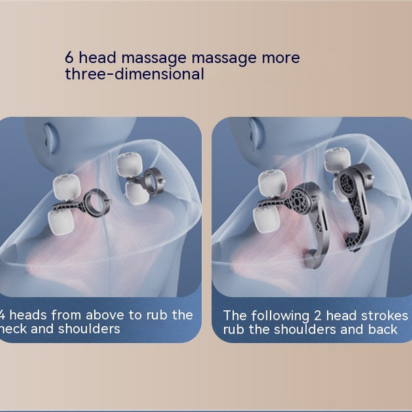 Shoulder And Neck Massage Instrument Neck Massager Neck Lifting Hot Compress Dredging Neck Trapezoid Muscle Clip Kneading