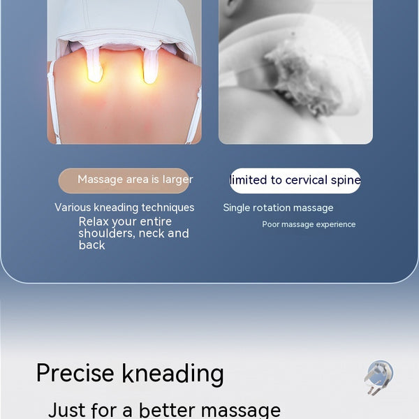 Shoulder And Neck Massage Instrument Neck Massager Neck Lifting Hot Compress Dredging Neck Trapezoid Muscle Clip Kneading