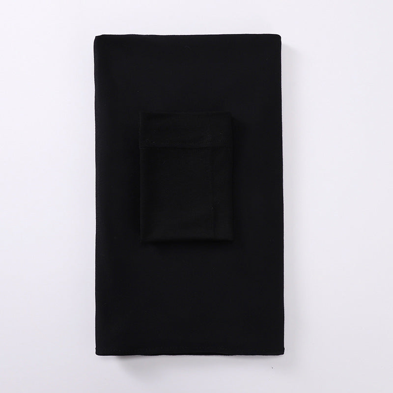 Women's Minimalist Modal Bottom Hat Integrated Scarf