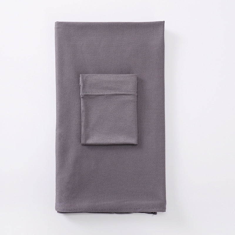 Women's Minimalist Modal Bottom Hat Integrated Scarf