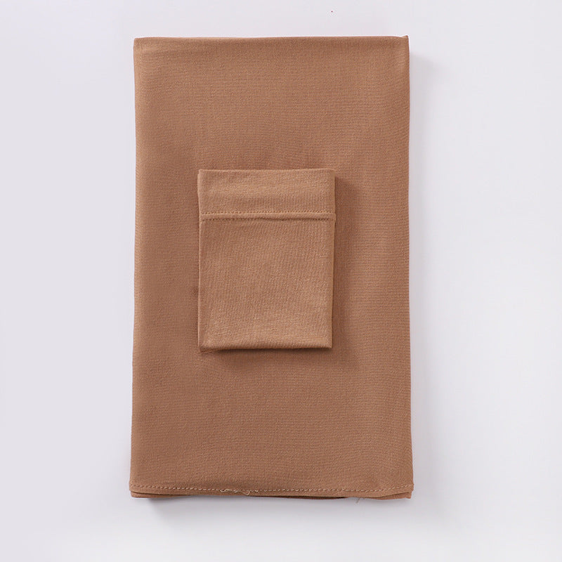 Women's Minimalist Modal Bottom Hat Integrated Scarf