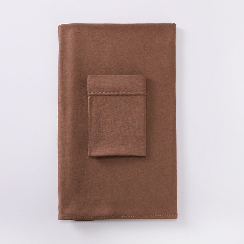 Women's Minimalist Modal Bottom Hat Integrated Scarf