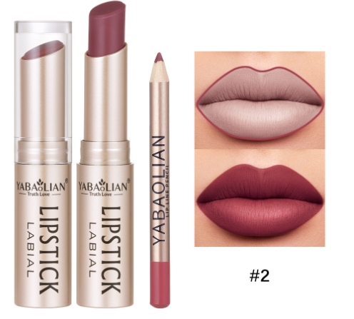 Matte Stain-Free Waterproof Nude Lipstick
