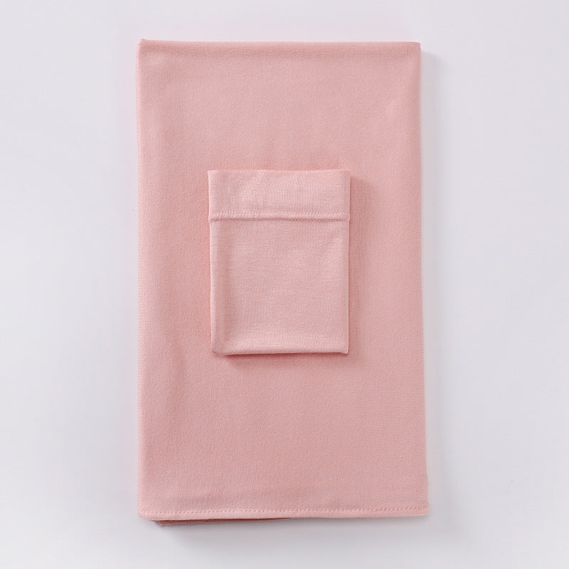 Women's Minimalist Modal Bottom Hat Integrated Scarf