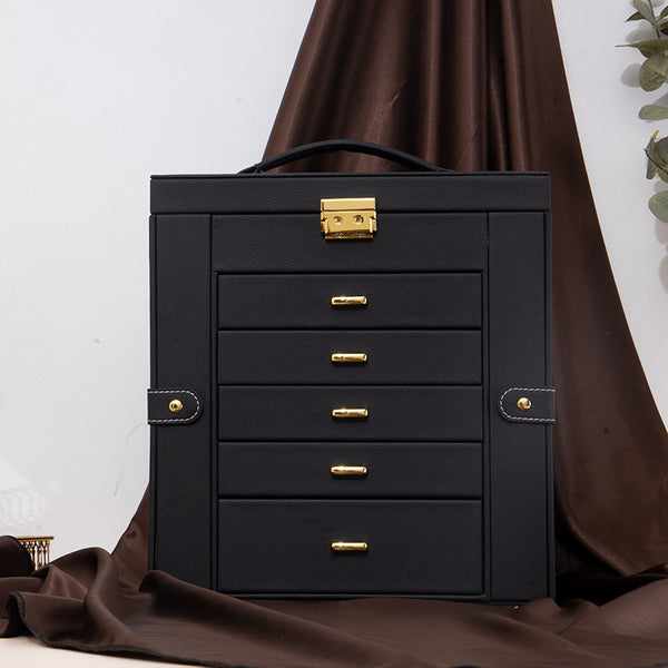 Luxury Leather Jewelry Storage Box