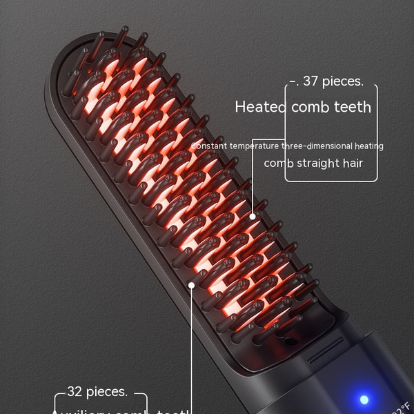 Wireless Negative Ion Straight Hair Comb