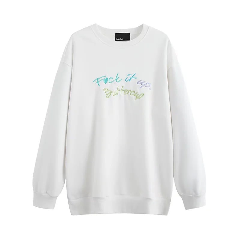 Women's Autumn Casual Pullover Crewneck Sweatshirt