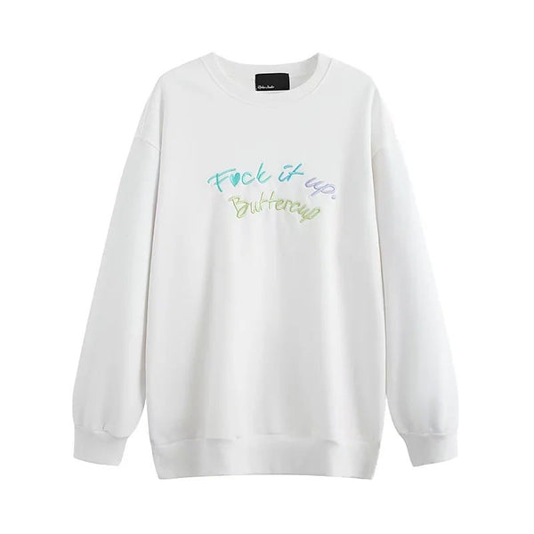 Women's Autumn Casual Pullover Crewneck Sweatshirt