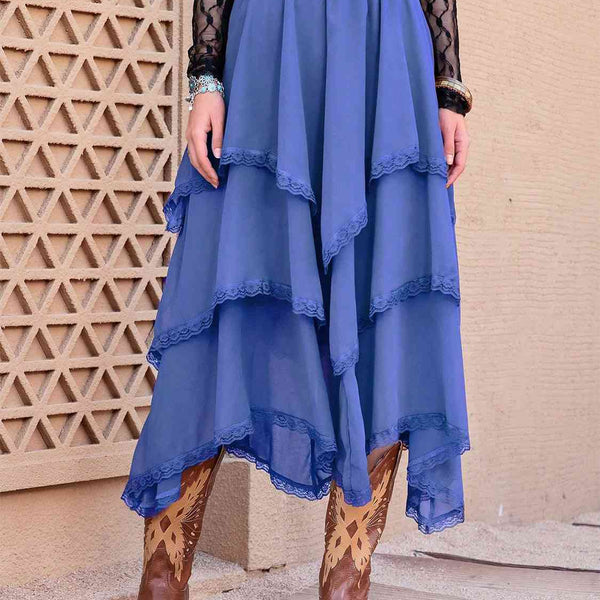 Tasha Tiered Midi Skirt-