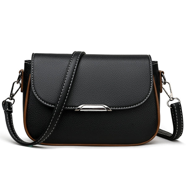 Womens High- Elegant Large Flap Mailbag ShoulderCrossbody Bag