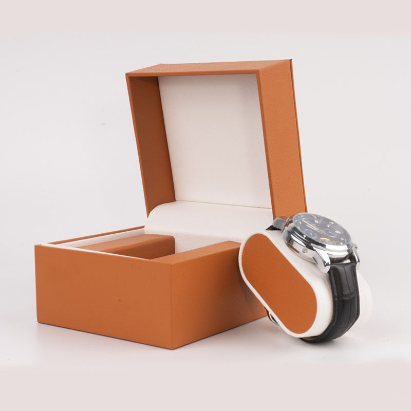 Flip Leather Single Watch Box