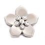 5 Stone Flower Charm