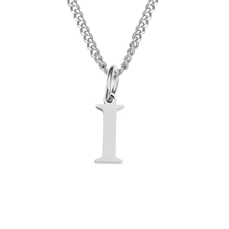 14K Stainless Steel Necklace with 26 Letters