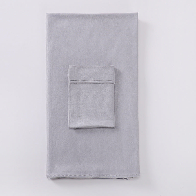 Women's Minimalist Modal Bottom Hat Integrated Scarf