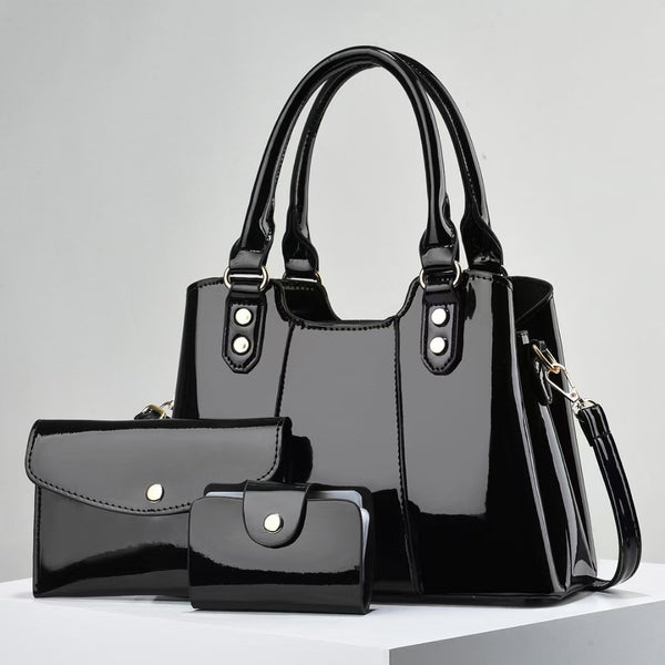 Large-capacity Three-piece Set Of Mother-and-child Crossbody Bags
