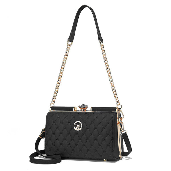 Niche Trendy Diamond-quilted Shoulder Bag With A Premium Texture