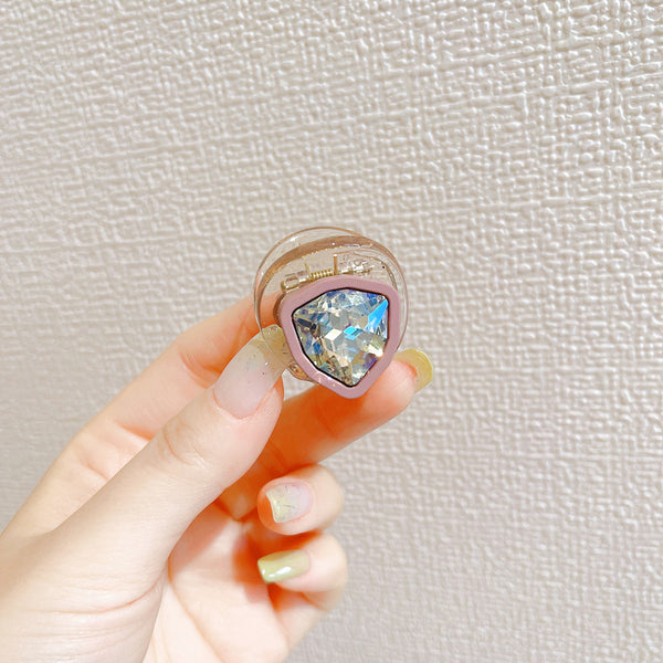 Super Flash Triangular Rhinestone Hair Clip for Girls