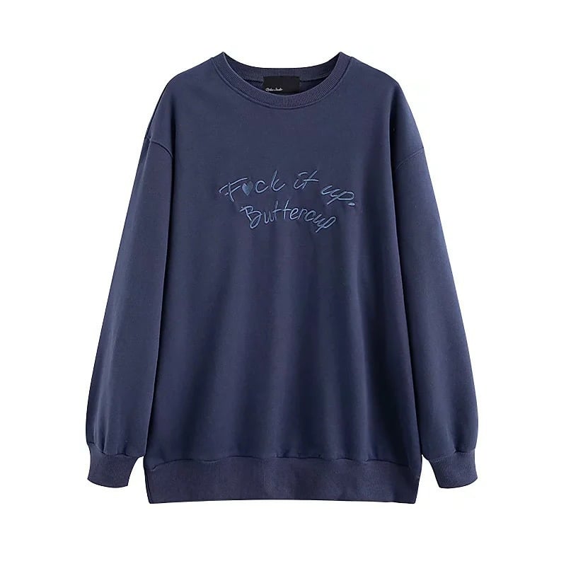 Women's Autumn Casual Pullover Crewneck Sweatshirt