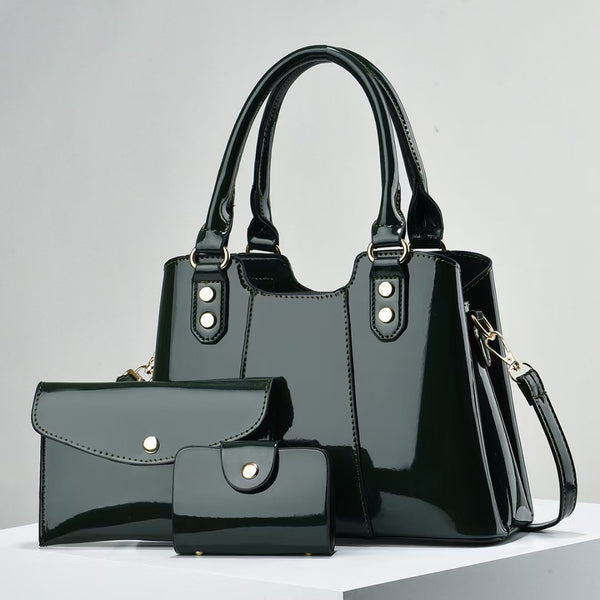 Large-capacity Three-piece Set Of Mother-and-child Crossbody Bags