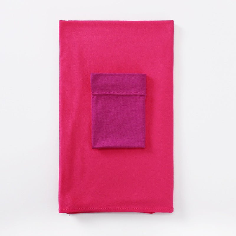 Women's Minimalist Modal Bottom Hat Integrated Scarf