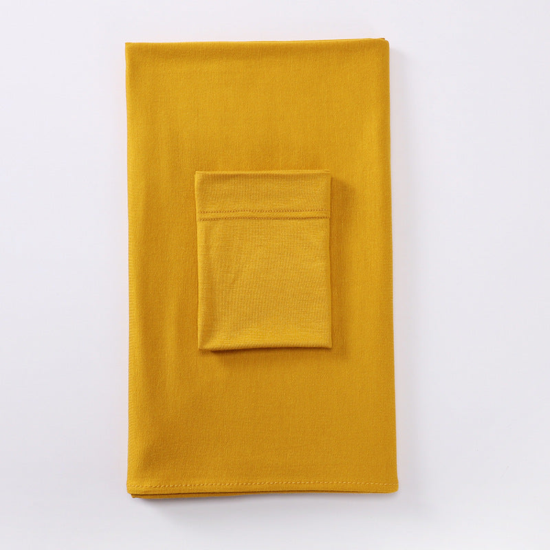 Women's Minimalist Modal Bottom Hat Integrated Scarf