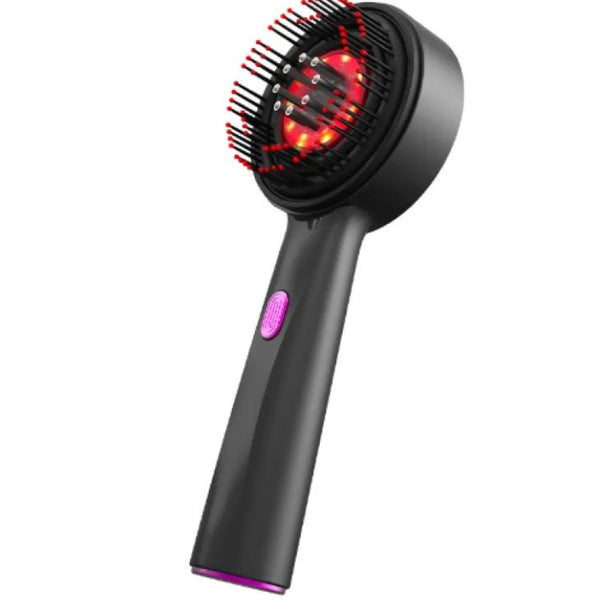 Electric Massage Comb Home Scalp Drain Comb Red Light Anti-slip Hair Care Multi-functional Massage Comb