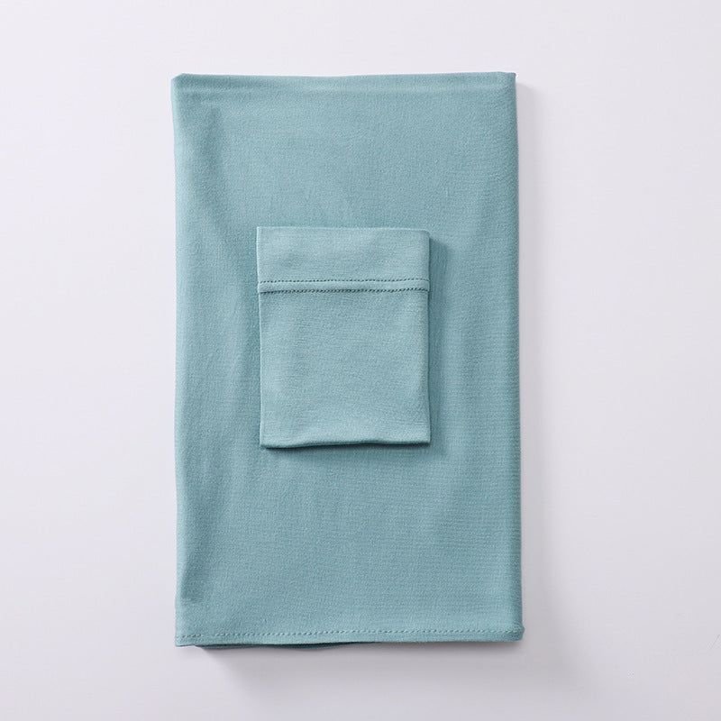 Women's Minimalist Modal Bottom Hat Integrated Scarf