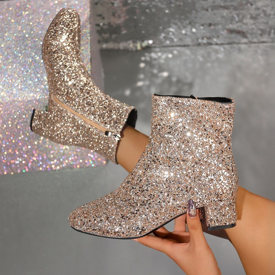 Round Toe Fashion Boots For Women