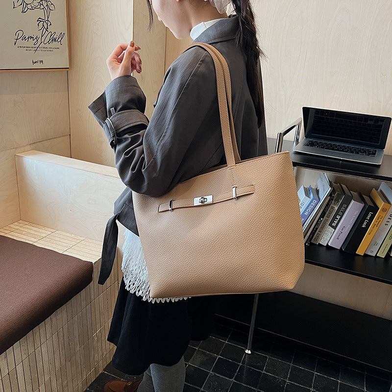 Simple Versatile Large-capacity Tote Bag For Women