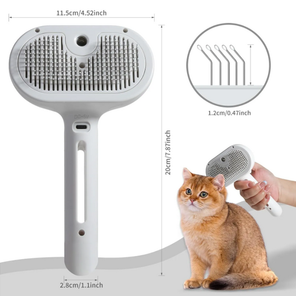 Pet Hair Spray Brush
