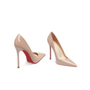  Nude Patent Leather 8 Cm