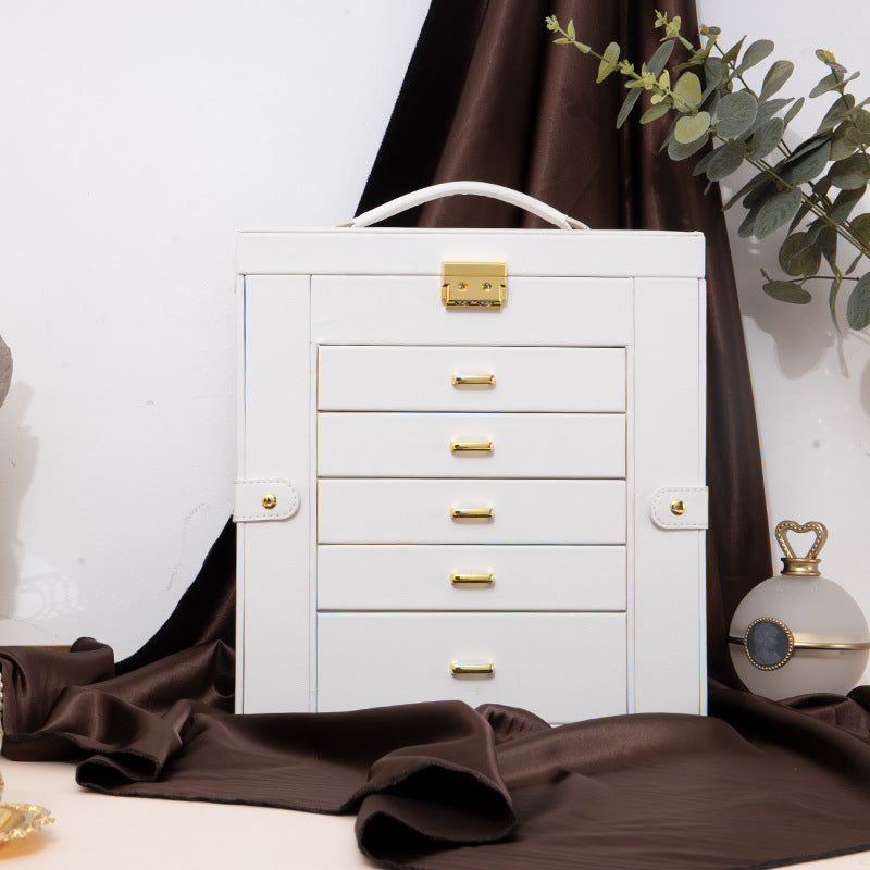 Luxury Leather Jewelry Storage Box