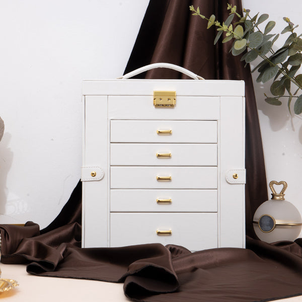 Luxury Leather Jewelry Storage Box