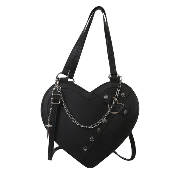 Korean-style Cute Niche Heart-shaped Shoulder Crossbody Bag