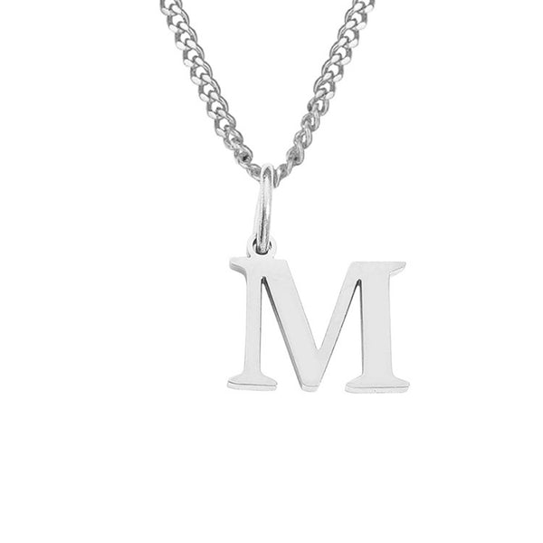 14K Stainless Steel Necklace with 26 Letters