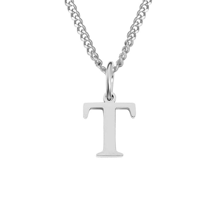 14K Stainless Steel Necklace with 26 Letters