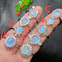  Natural Aquamarine Ring / One