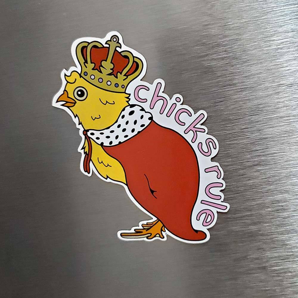Chicks Rule Magnet